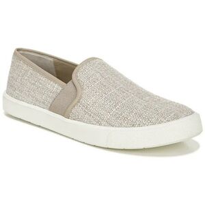 VINCE Preston Natural Linen Slip-On Sneakers‎
